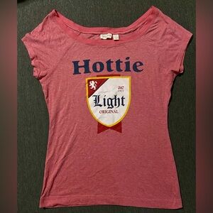 American Eagle Outfitters Pink Hottie Graphic Tee